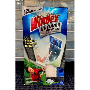 NEW Windex Outdoor All-In-One Outdoor Glass and Window Cleaning Tool Starter Kit